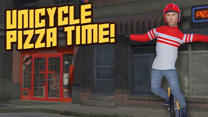  Зображення Unicycle Pizza Time! 